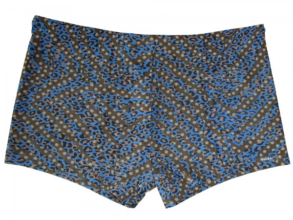 Badehose durchbäunend Panty Gr. 5 Punkte in blau/braun
